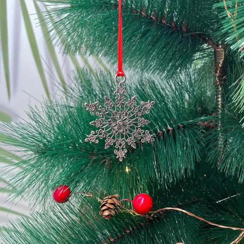 Festlicher Weihnachtsbaumanhänger – Metall-Hängedekoration für die Szenengestaltung