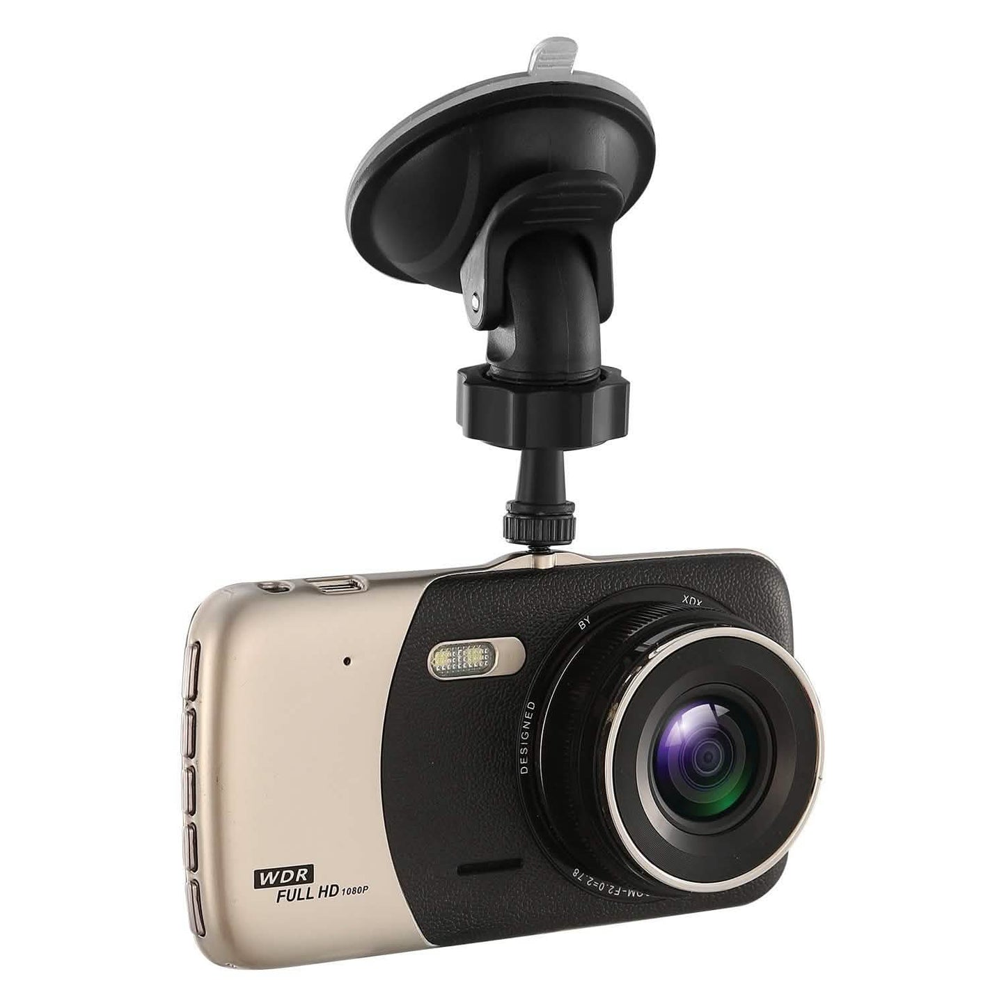 FHD 1080P Dashcam mit 4-Zoll-Bildschirm und zwei Kameras