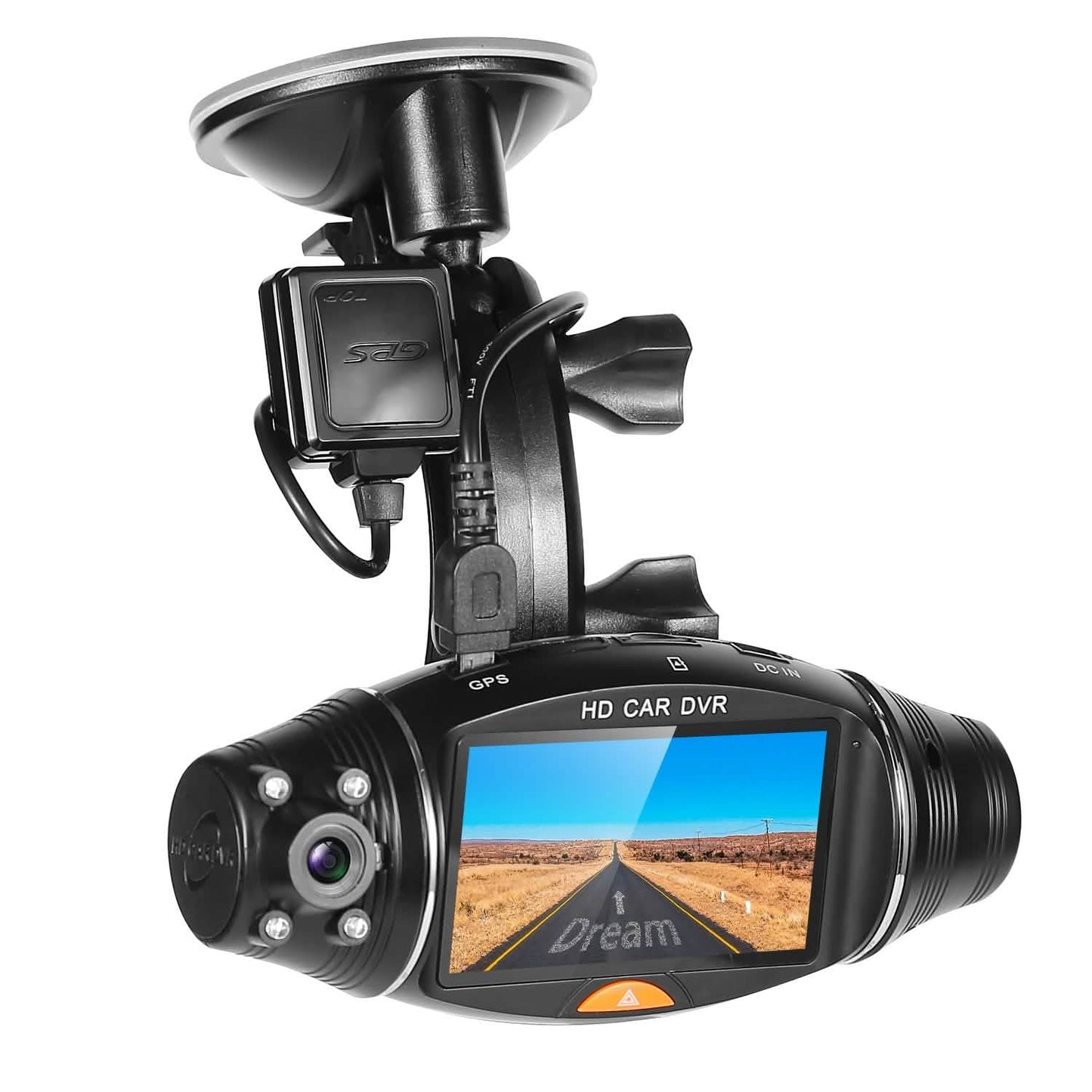 FHD 1080P Dual-Objektiv Auto DVR Dashcam