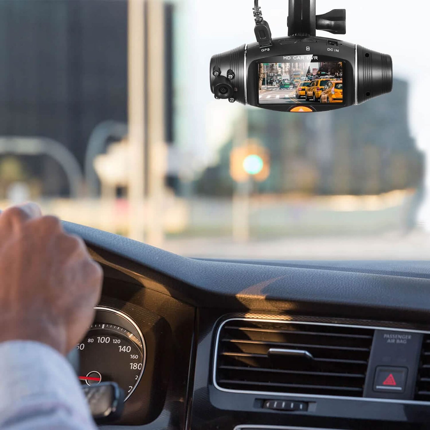 FHD 1080P Dual-Objektiv Auto DVR Dashcam