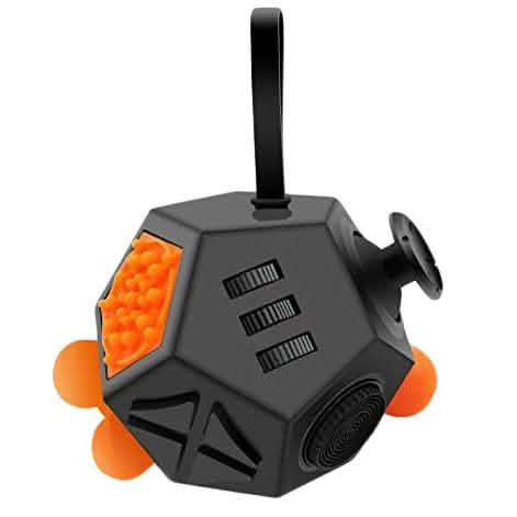 Fidget Dodekaeder – 12-seitiger Fidget Cube lindert Stress und Angstzustände Anti-Depressionswürfel