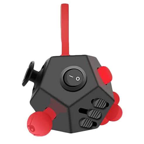 Fidget Dodekaeder – 12-seitiger Fidget Cube lindert Stress und Angstzustände Anti-Depressionswürfel