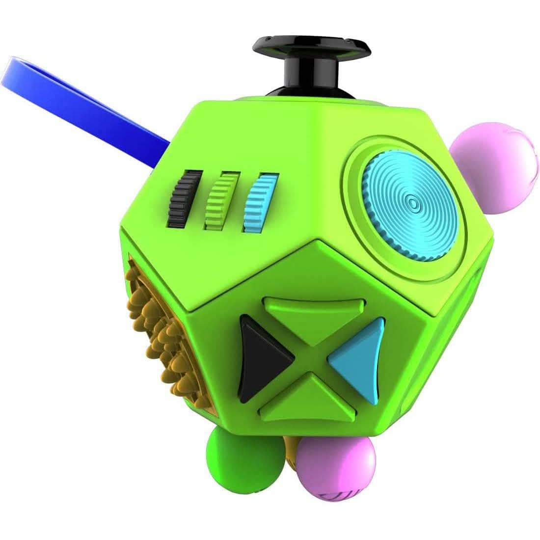 Fidget Dodekaeder – 12-seitiger Fidget Cube lindert Stress und Angstzustände Anti-Depressionswürfel
