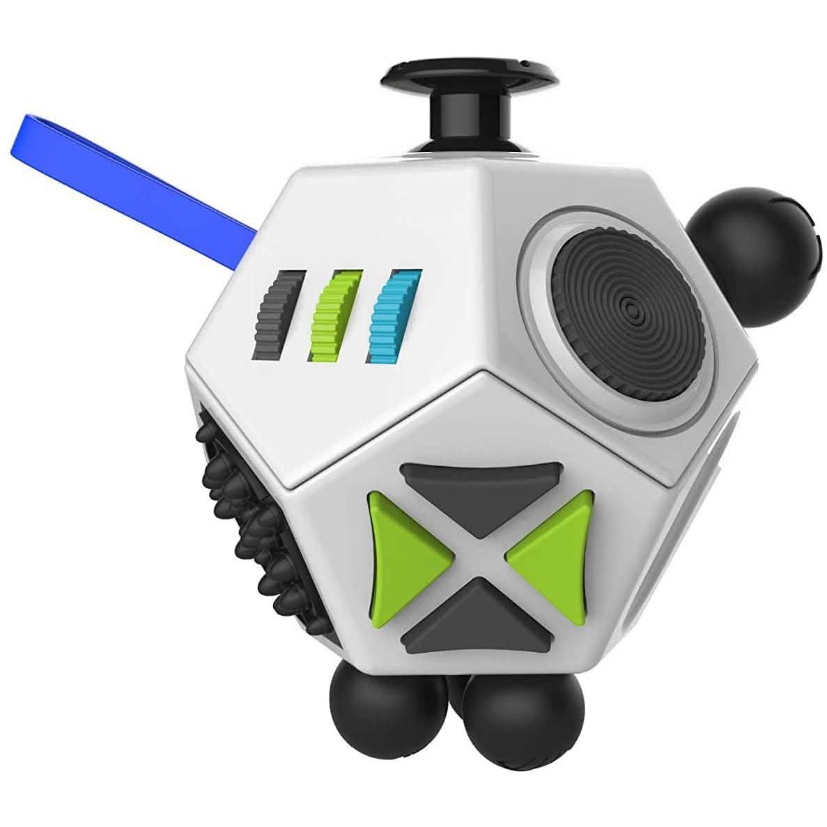 Fidget Dodekaeder – 12-seitiger Fidget Cube lindert Stress und Angstzustände Anti-Depressionswürfel