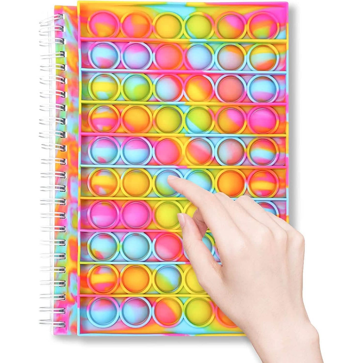 Fidget Spiralnotizbuch Push Pop Bubble Fidget Sensorisches Spielzeug