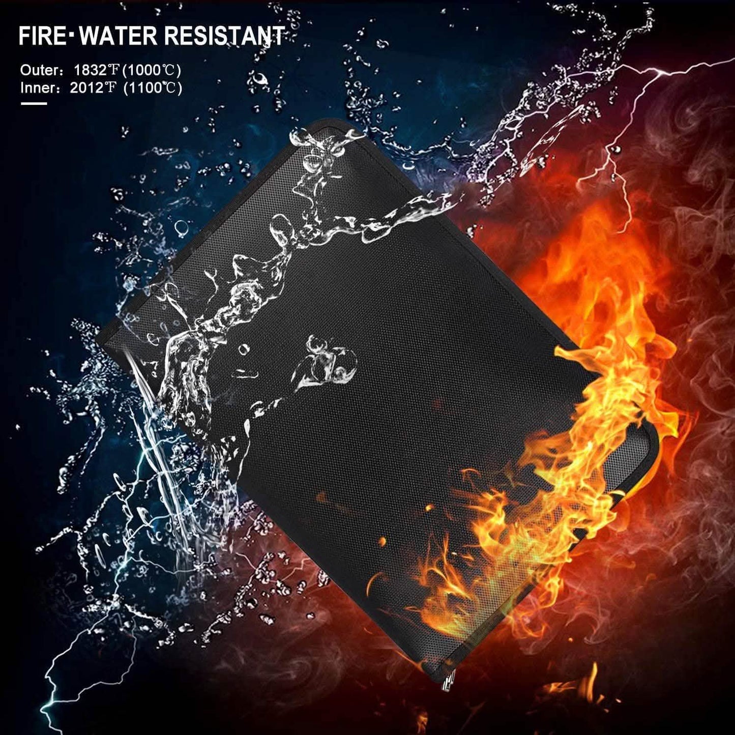 Feuerfeste und wasserabweisende Aktenmappe