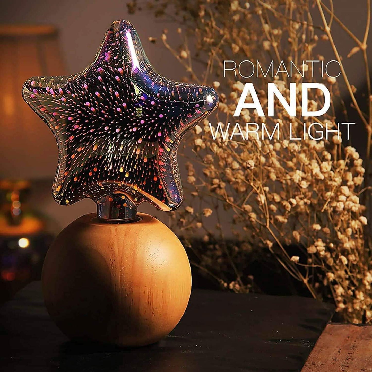 Feuerwerk Dekorative 3D LED-Glühbirne