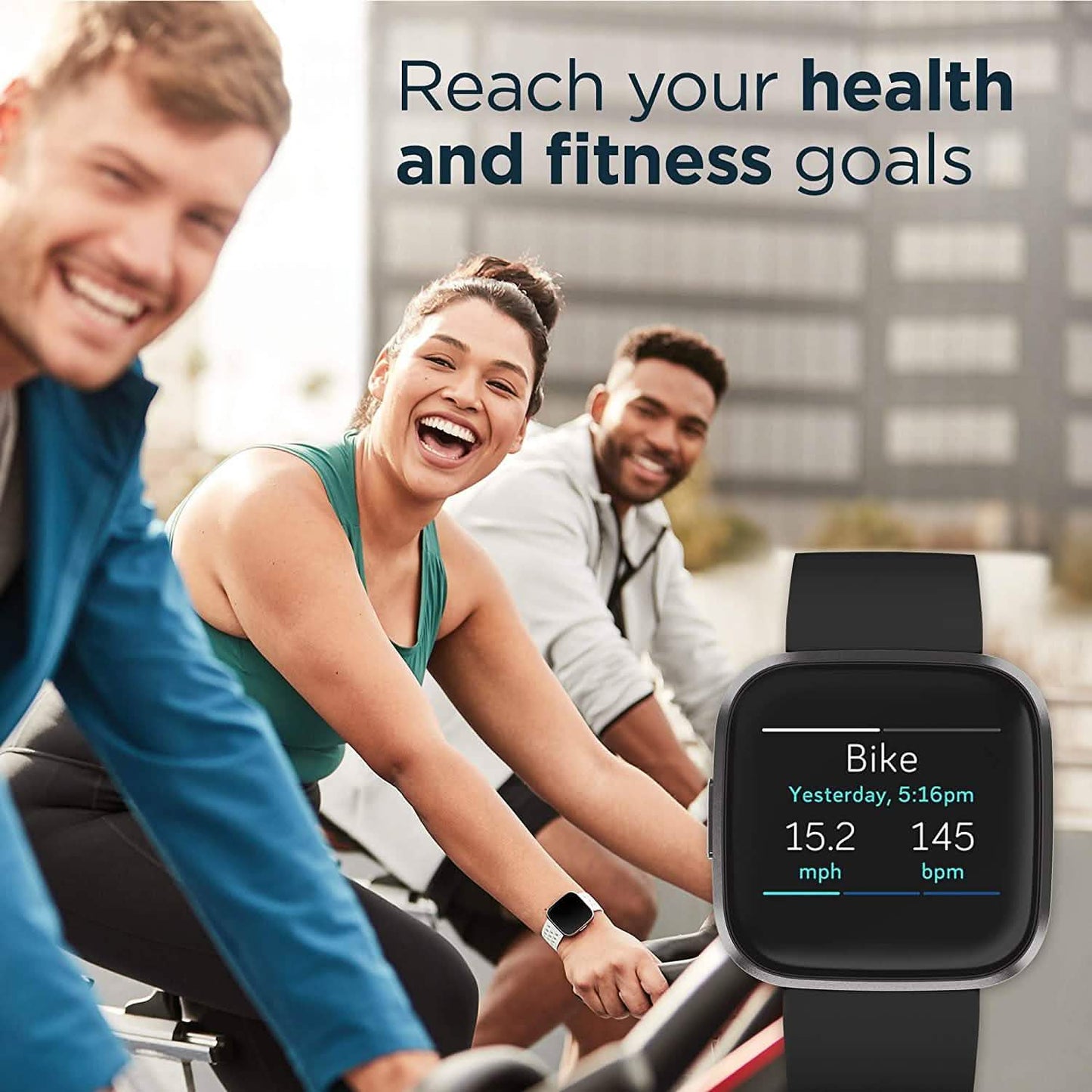 Fitbit Versa 2 Gesundheits- und Fitness-Smartwatch