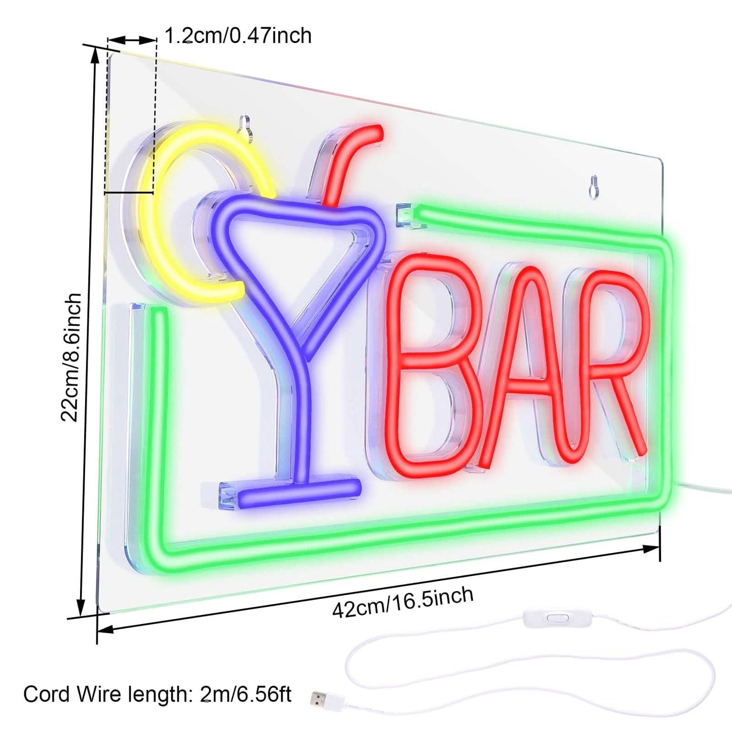 FITNATE 3D-LED-Anzeigetafel zum Öffnen, USB-betrieben, Dekoration