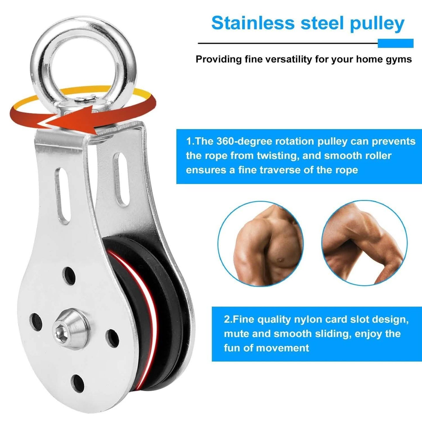 Fitness DIY Seilzugmaschine Befestigungssystem Trainingsgerät