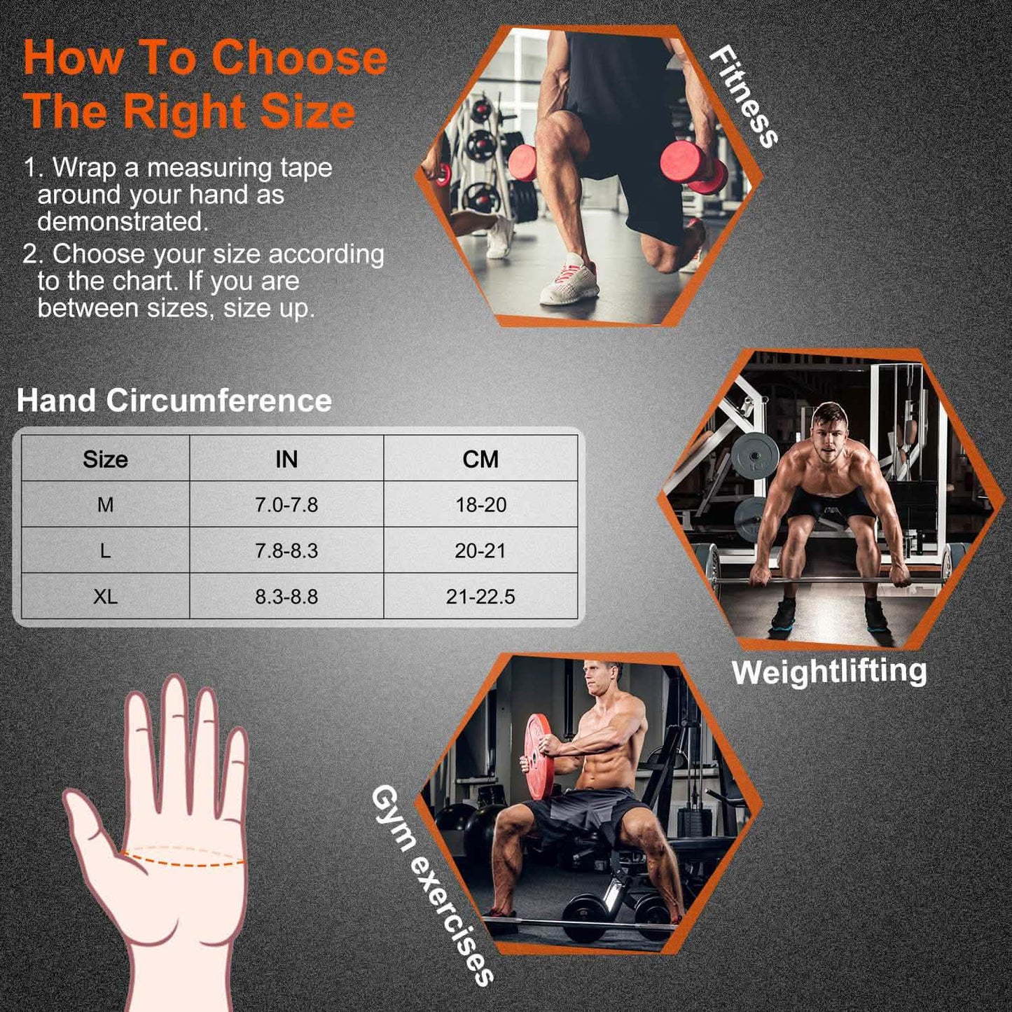 Fitness-Workout-Handschuhe mit Handgelenkbandage