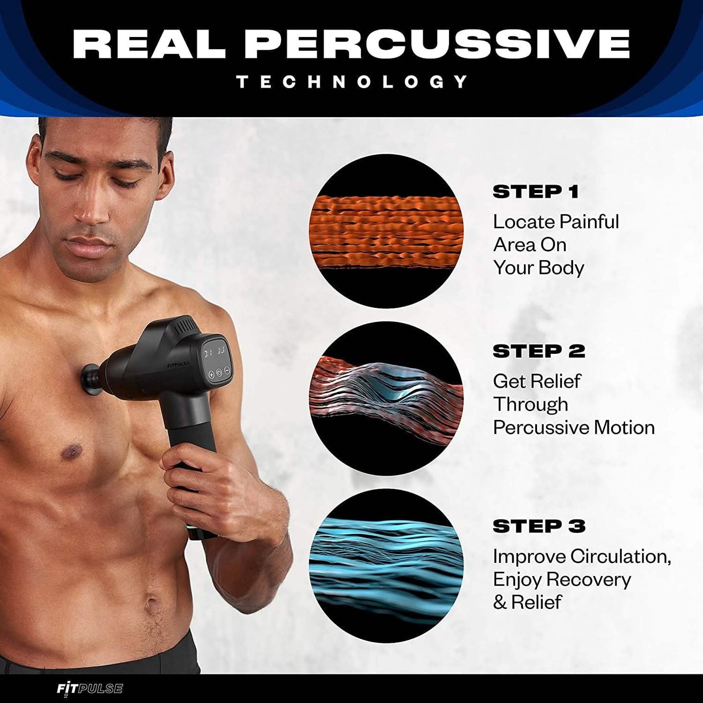 Fitpulse Perkussions-Massagepistole