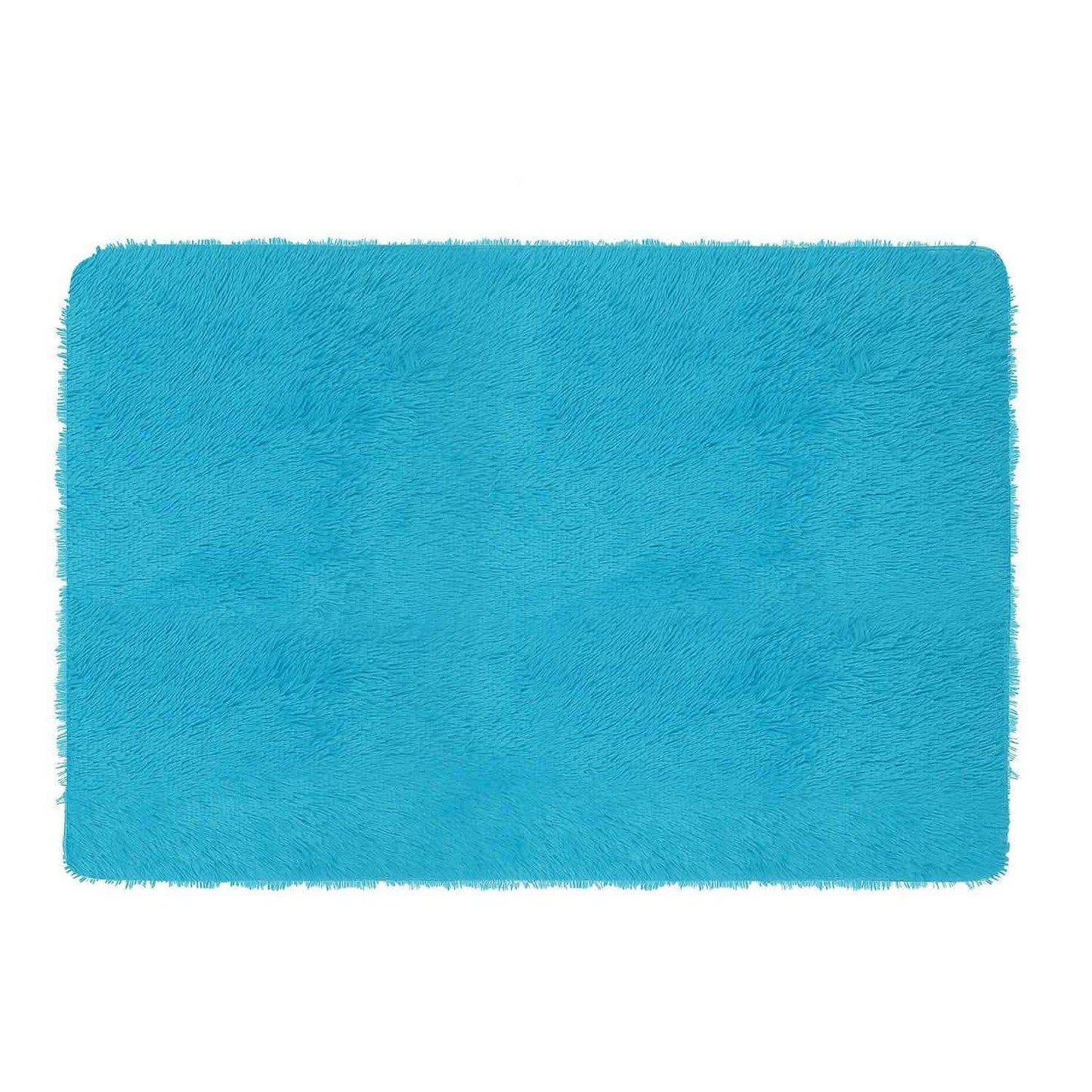 Flauschiger Schlafzimmer-Antirutsch-Teppich