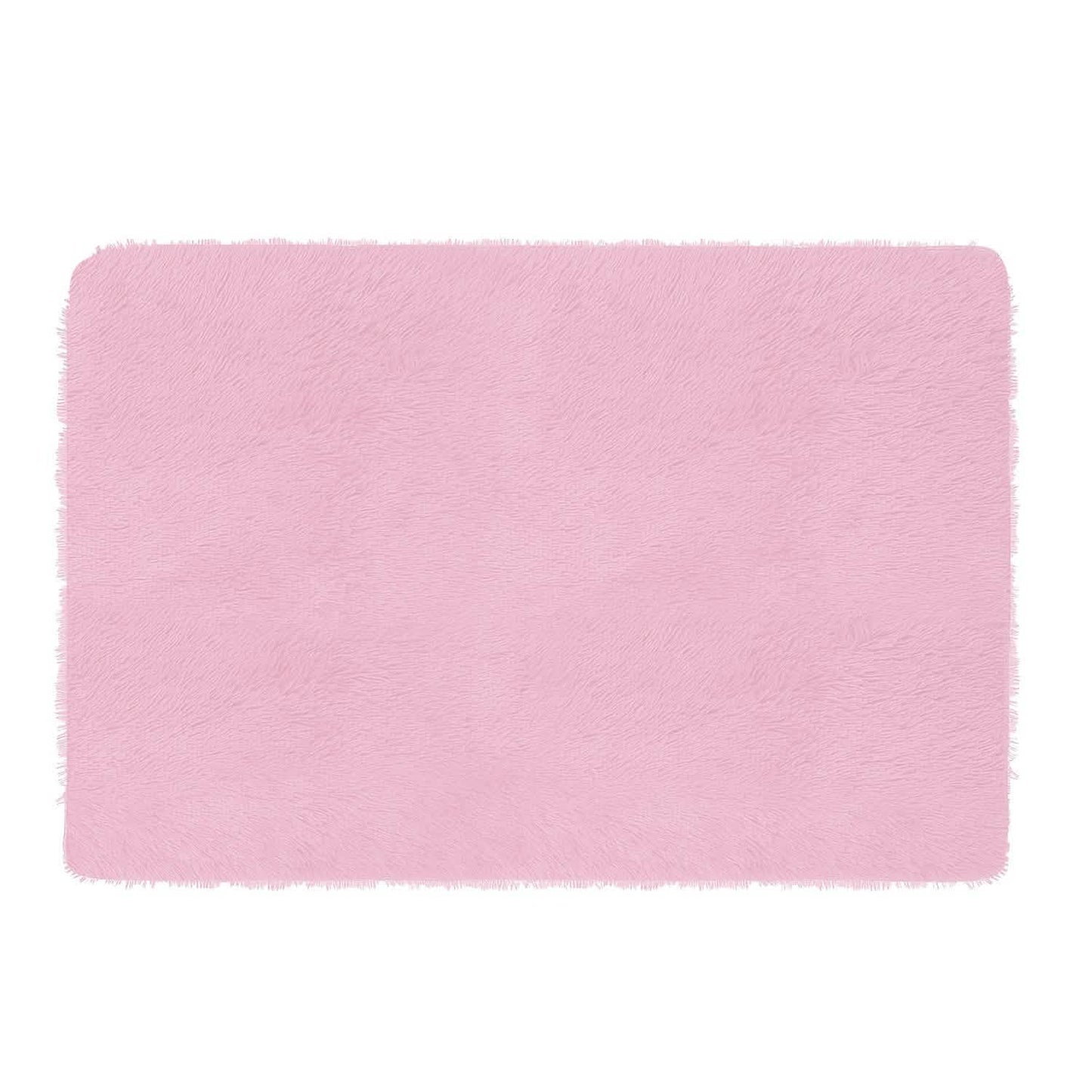 Flauschiger Schlafzimmer-Antirutsch-Teppich