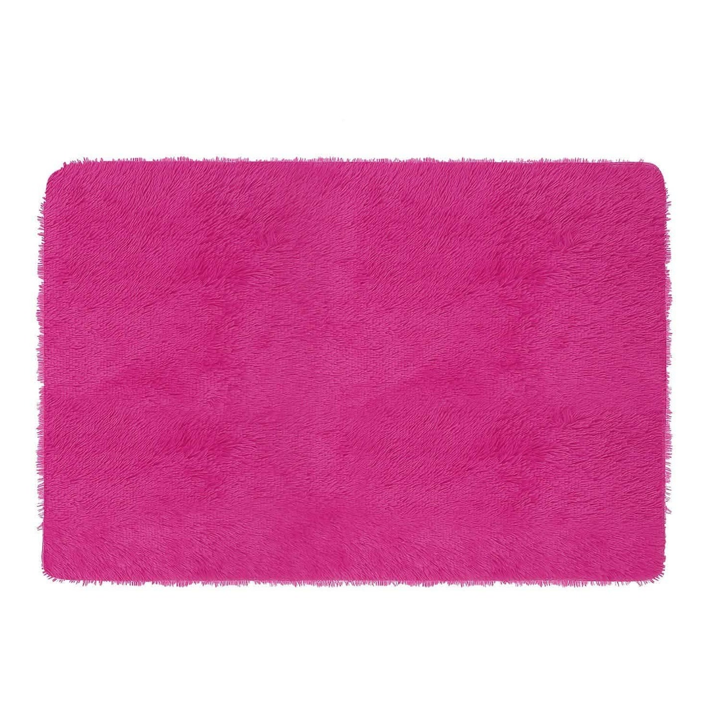 Flauschiger Schlafzimmer-Antirutsch-Teppich
