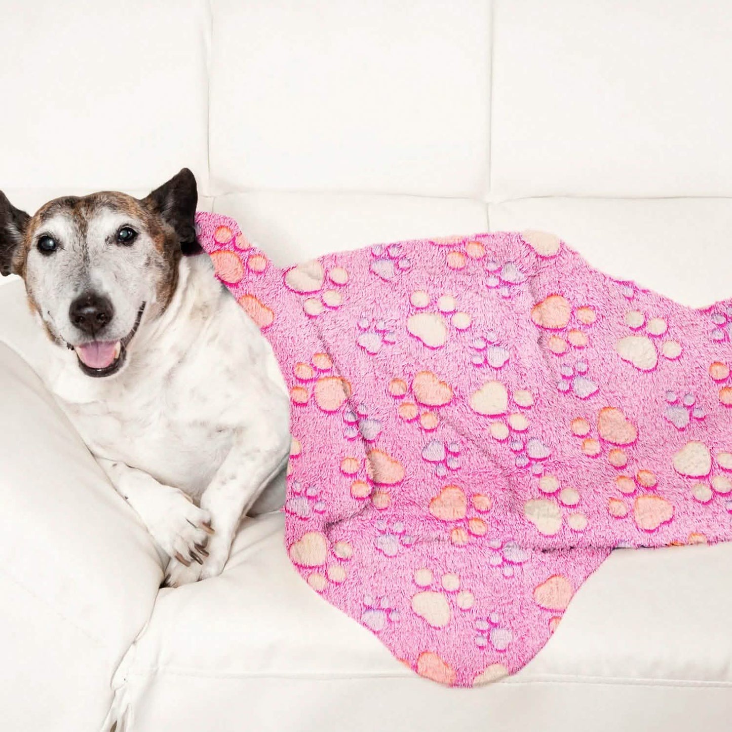Flauschige Hunde- und Katzendecke