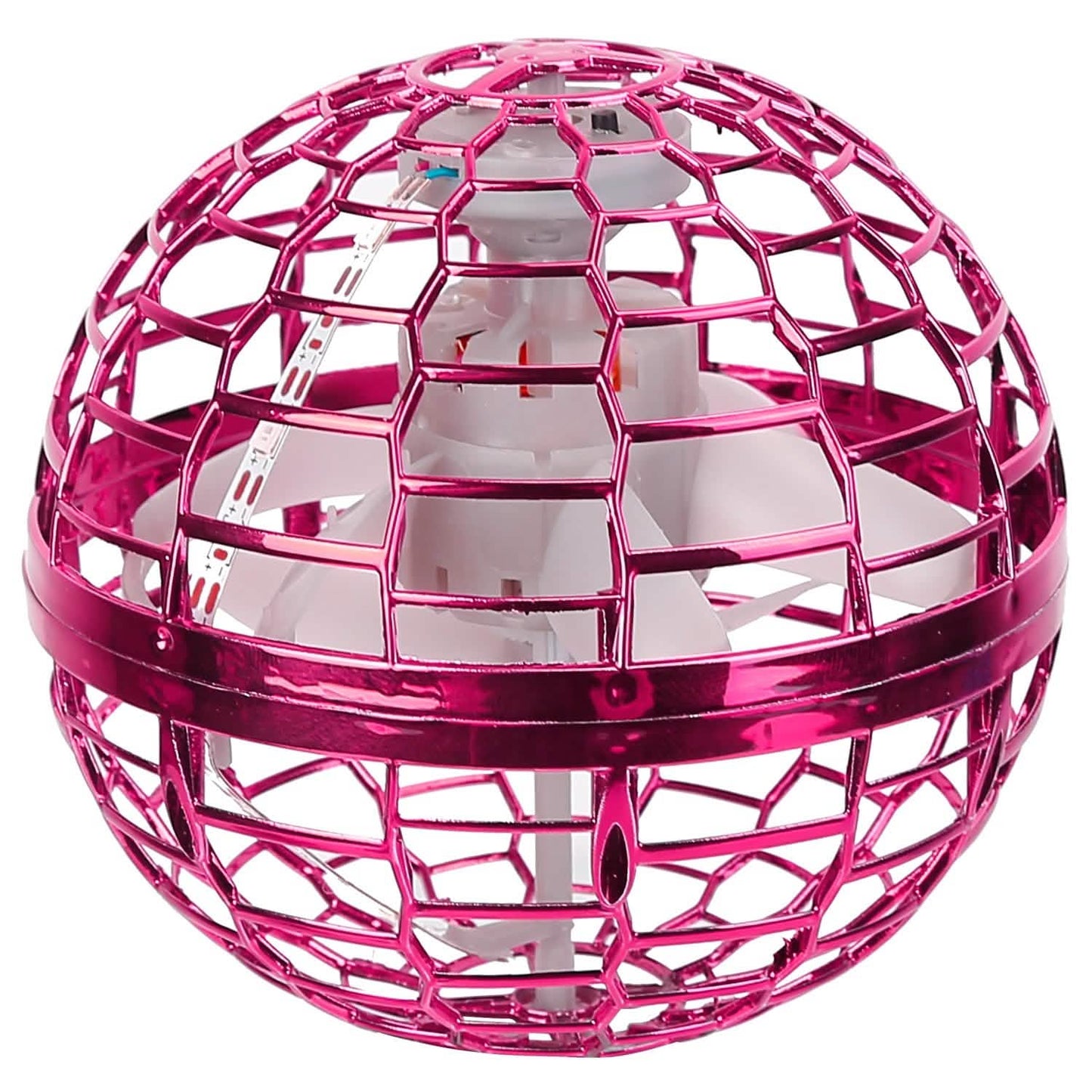 Fliegender Ball Spielzeug 360° Rotierender Handgesteuerter Fliegender Orb Hover Ball mit RGB Lichtern