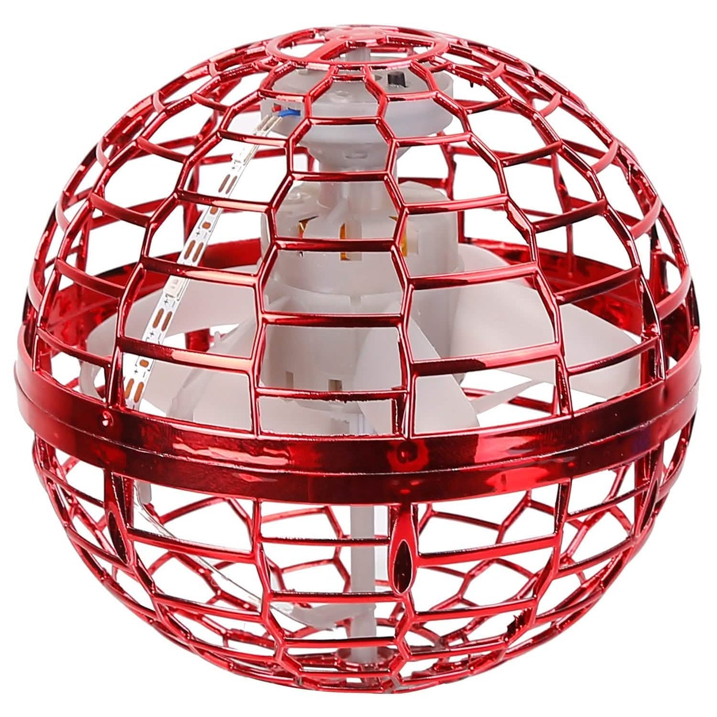 Fliegender Ball Spielzeug 360° Rotierender Handgesteuerter Fliegender Orb Hover Ball mit RGB Lichtern