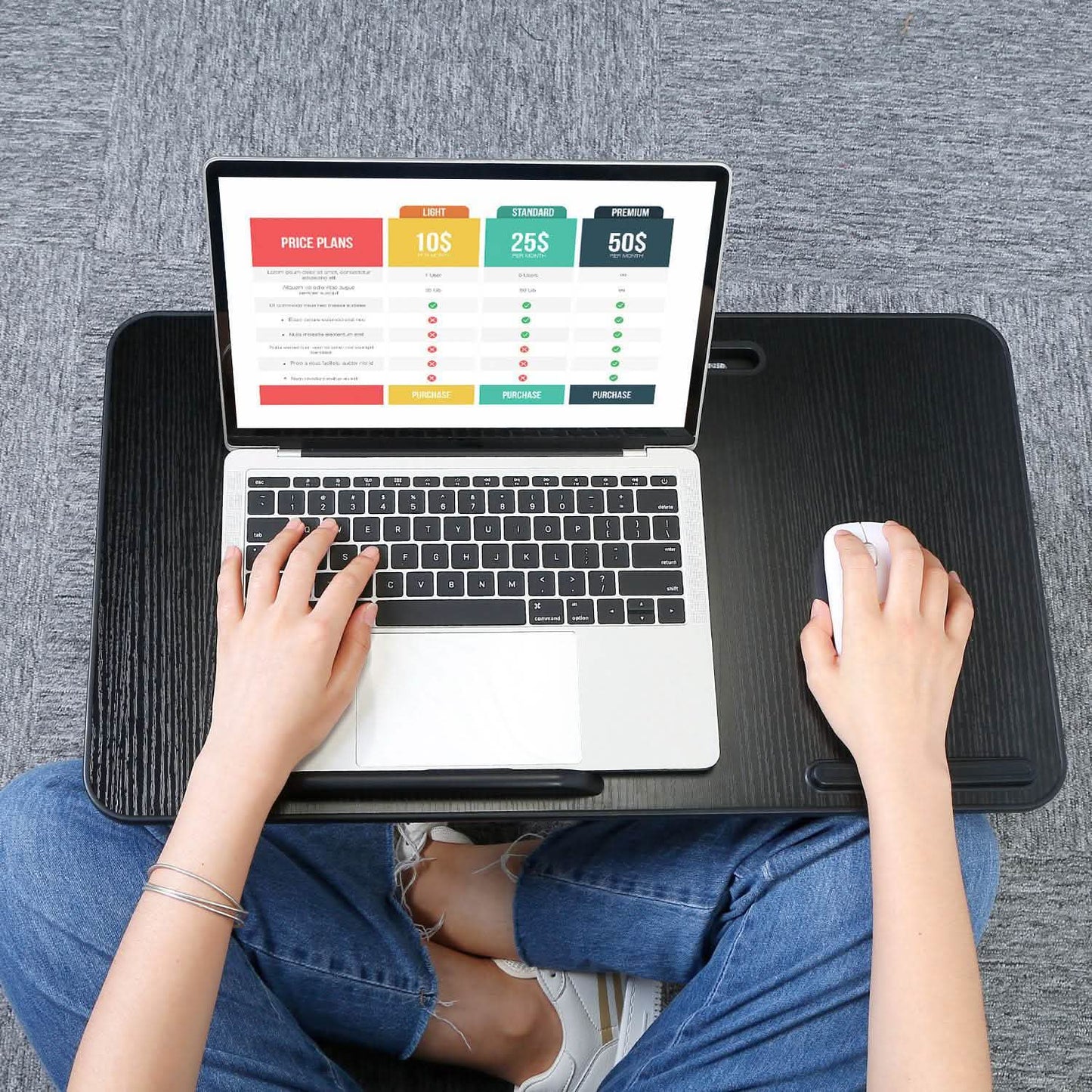 Faltbarer Laptopständer Höhe Winkel
