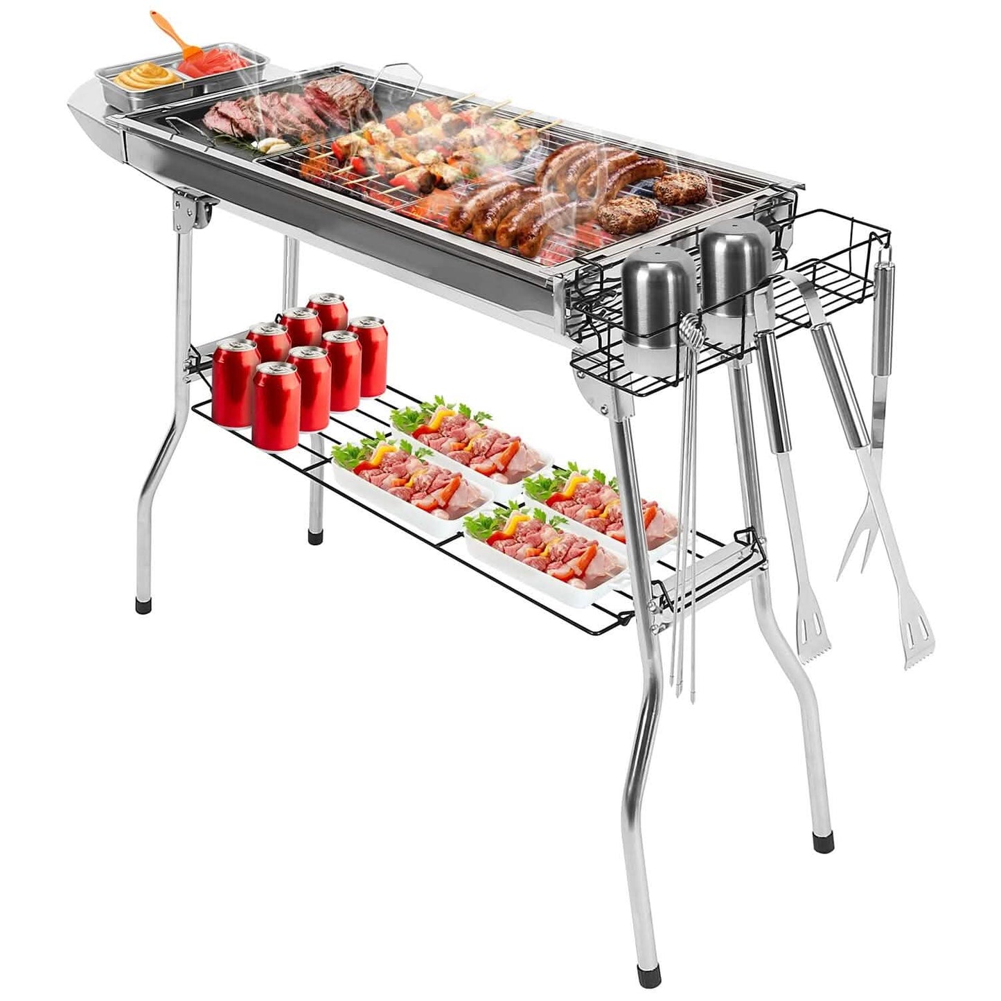 Faltbarer tragbarer Grill