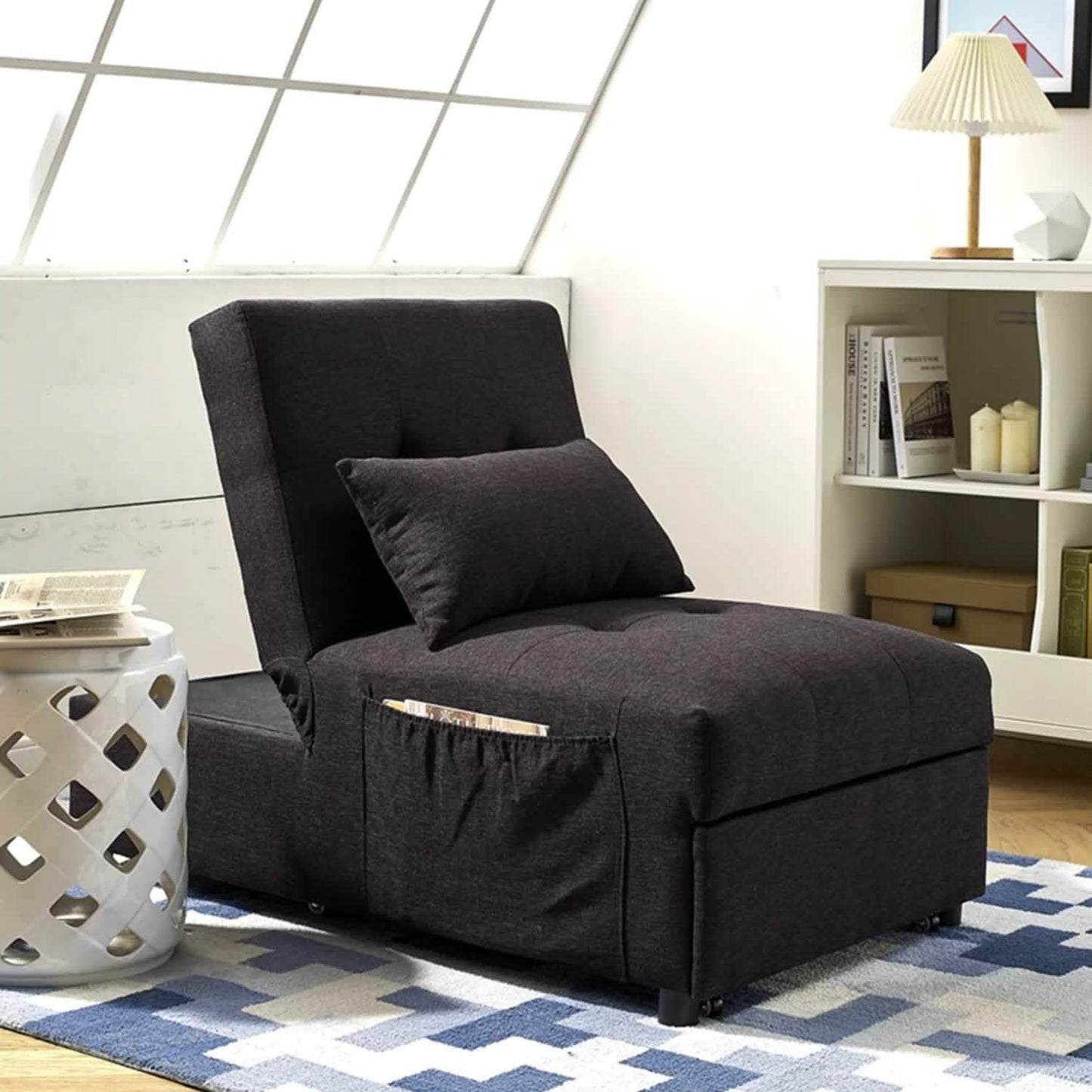 Klappbares Ottoman Schlafsofa, umwandelbares Polster-Tagesbett