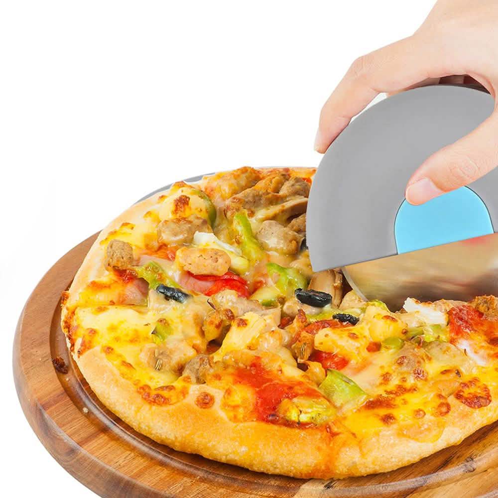 Pizzaroller aus hochwertigem Edelstahl in Lebensmittelqualität