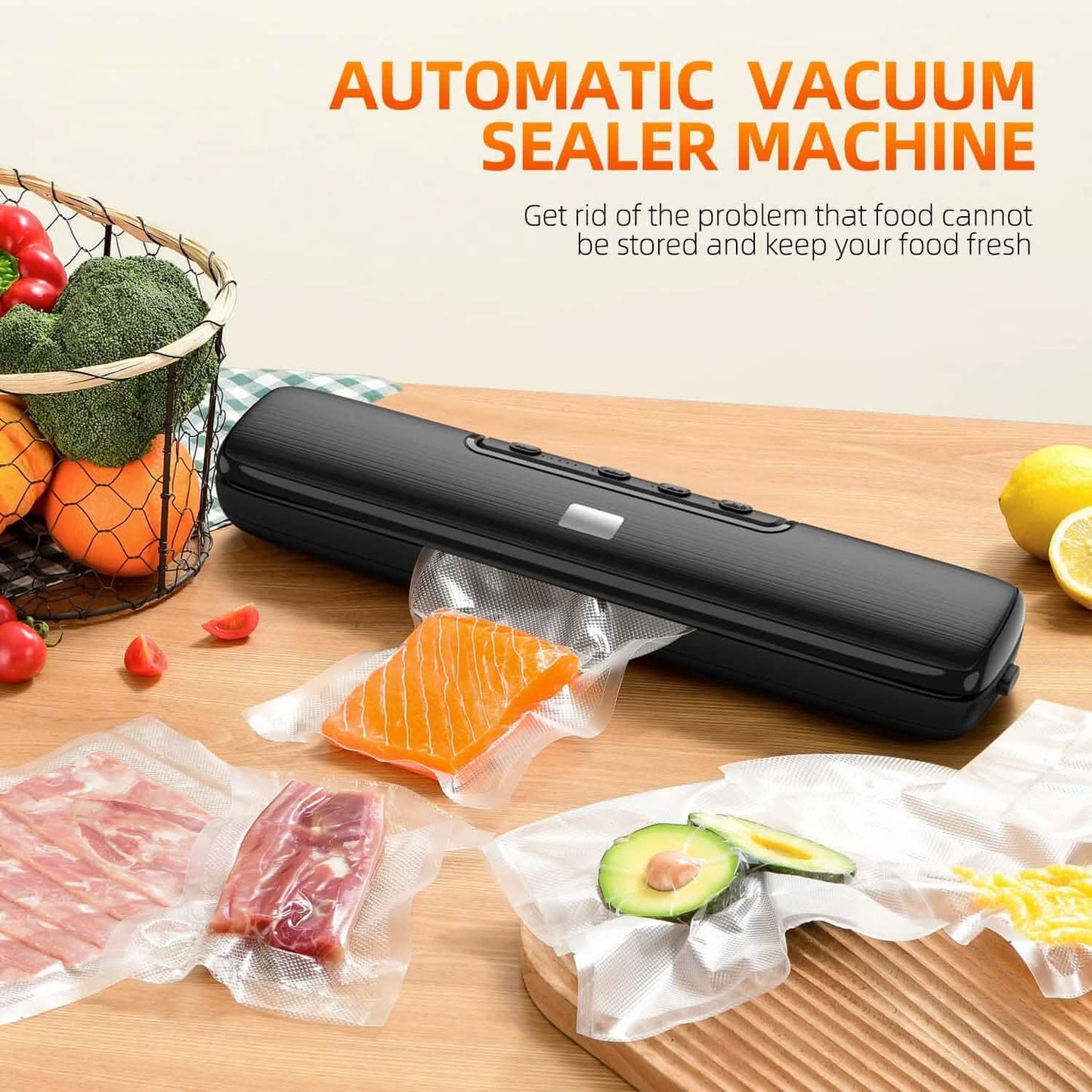 Automatisches Vakuumiergerät für Lebensmittel