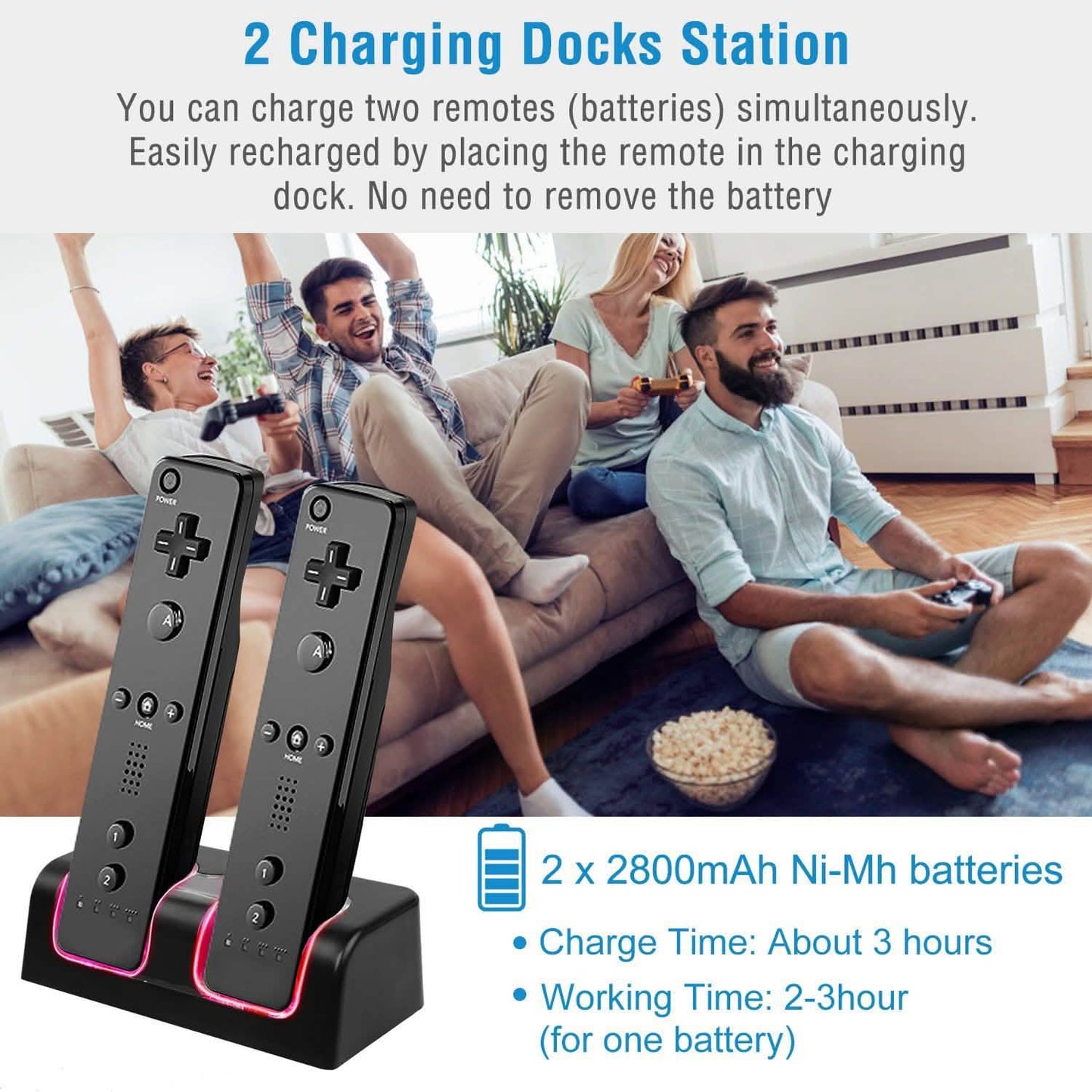 Für Wii Remote Controller Ladegerät