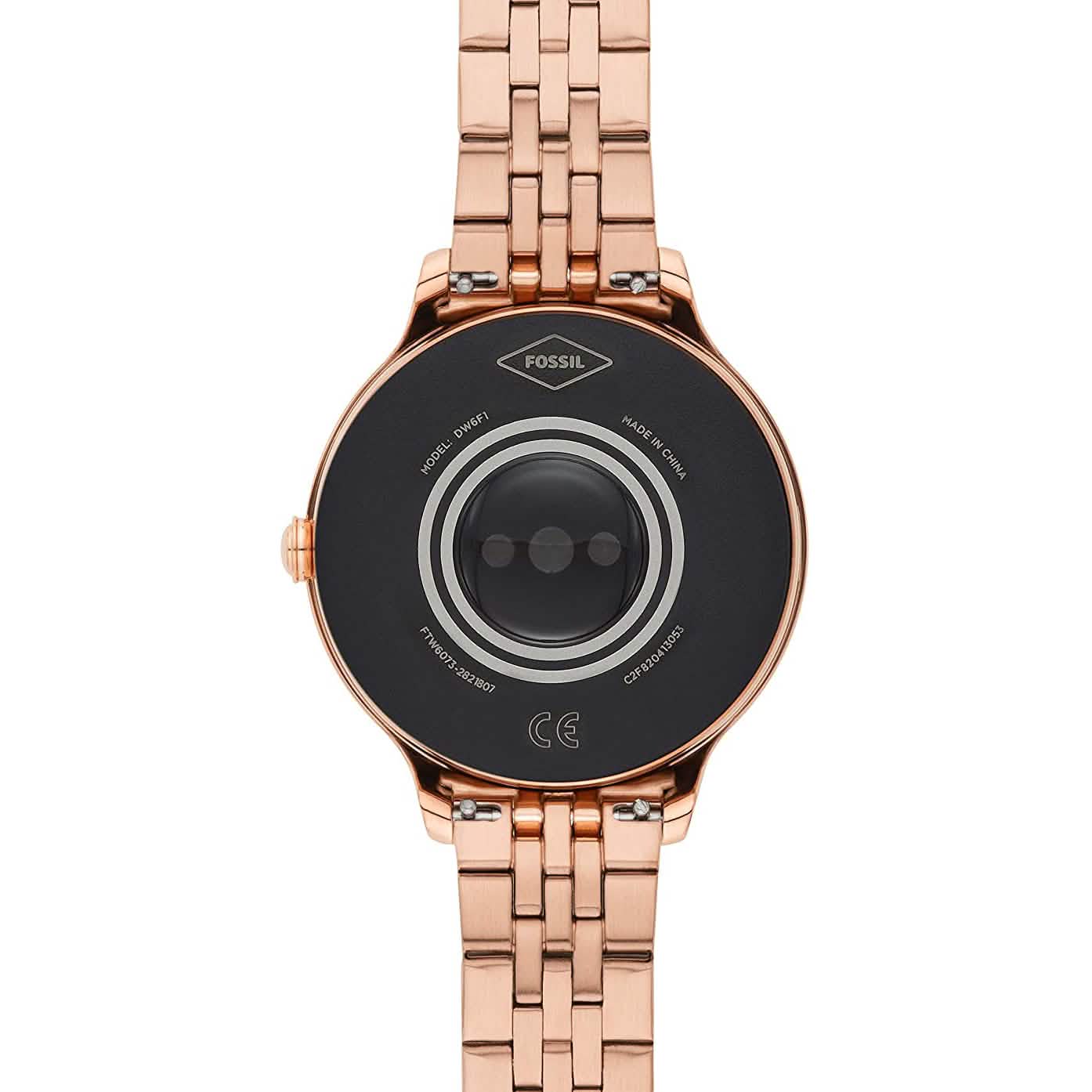 Fossil 42mm Gen 5E Touchscreen-Smartwatch aus Edelstahl mit Herzfrequenzmessung