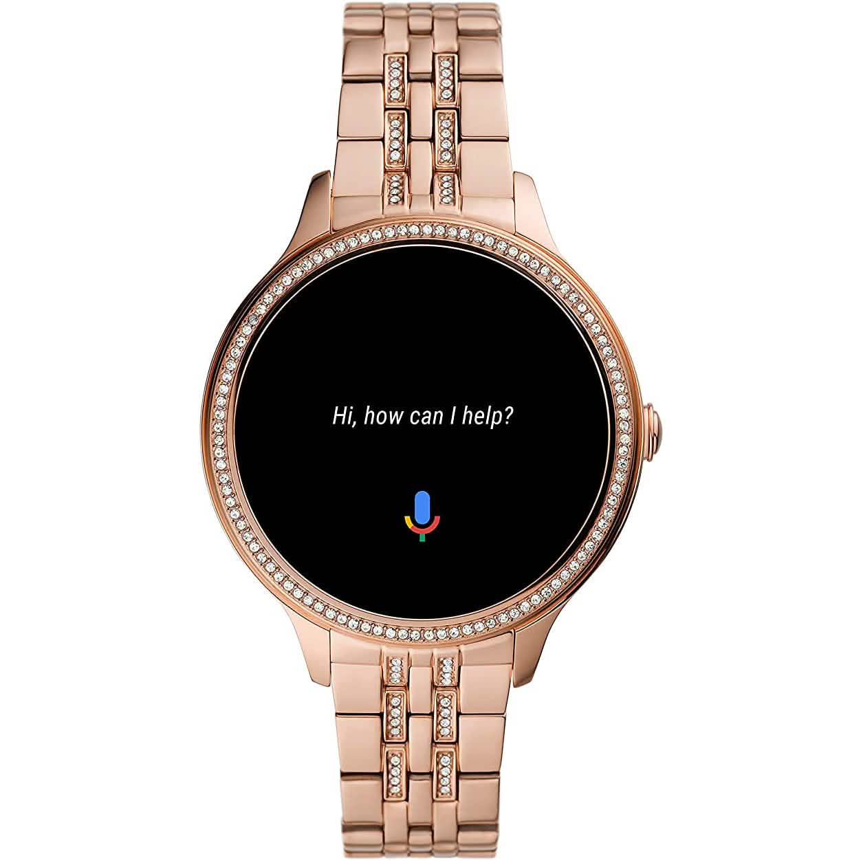 Fossil 42mm Gen 5E Touchscreen-Smartwatch aus Edelstahl mit Herzfrequenzmessung