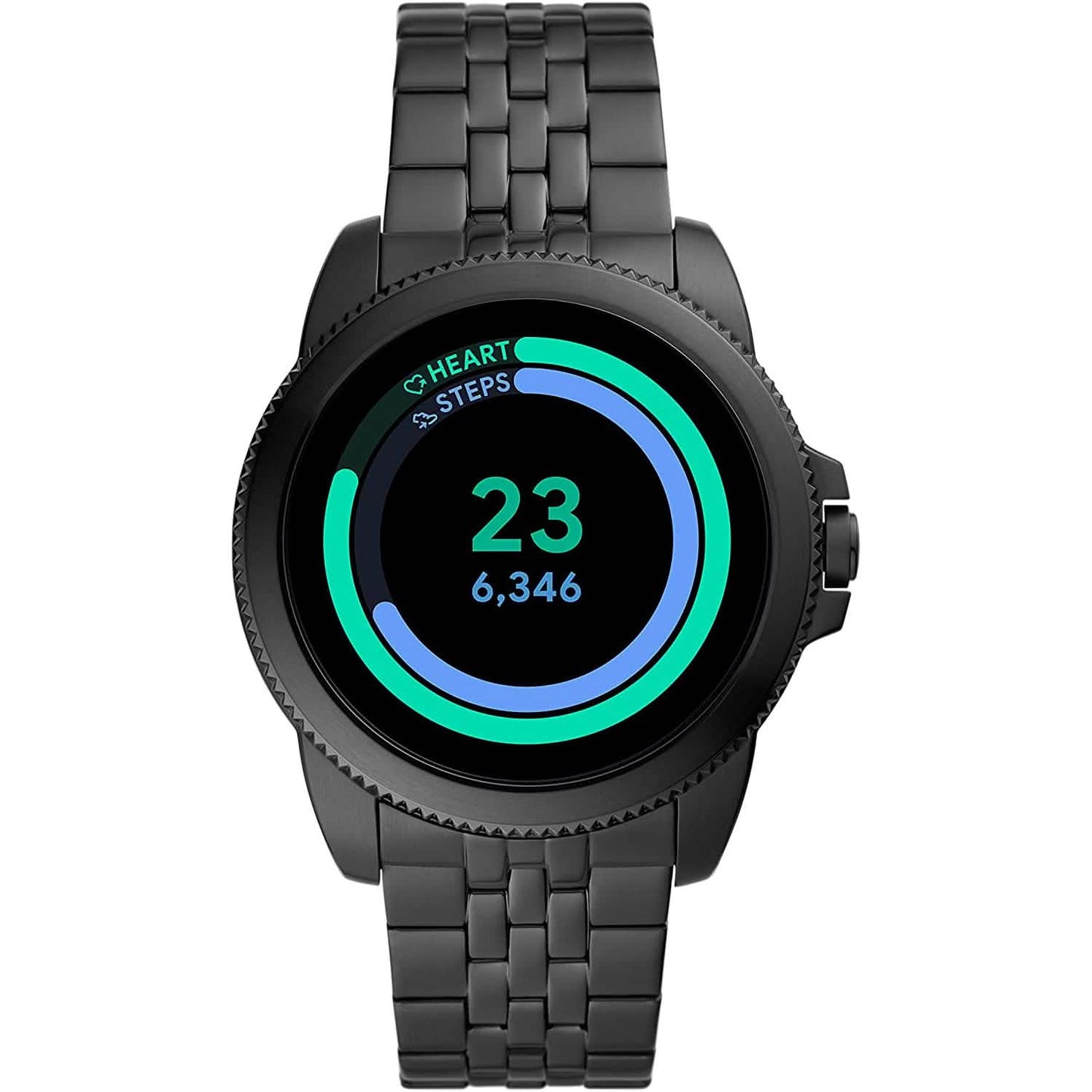 Fossil Herren Gen 5E 44mm Edelstahl Touchscreen-Smartwatch mit Alexa