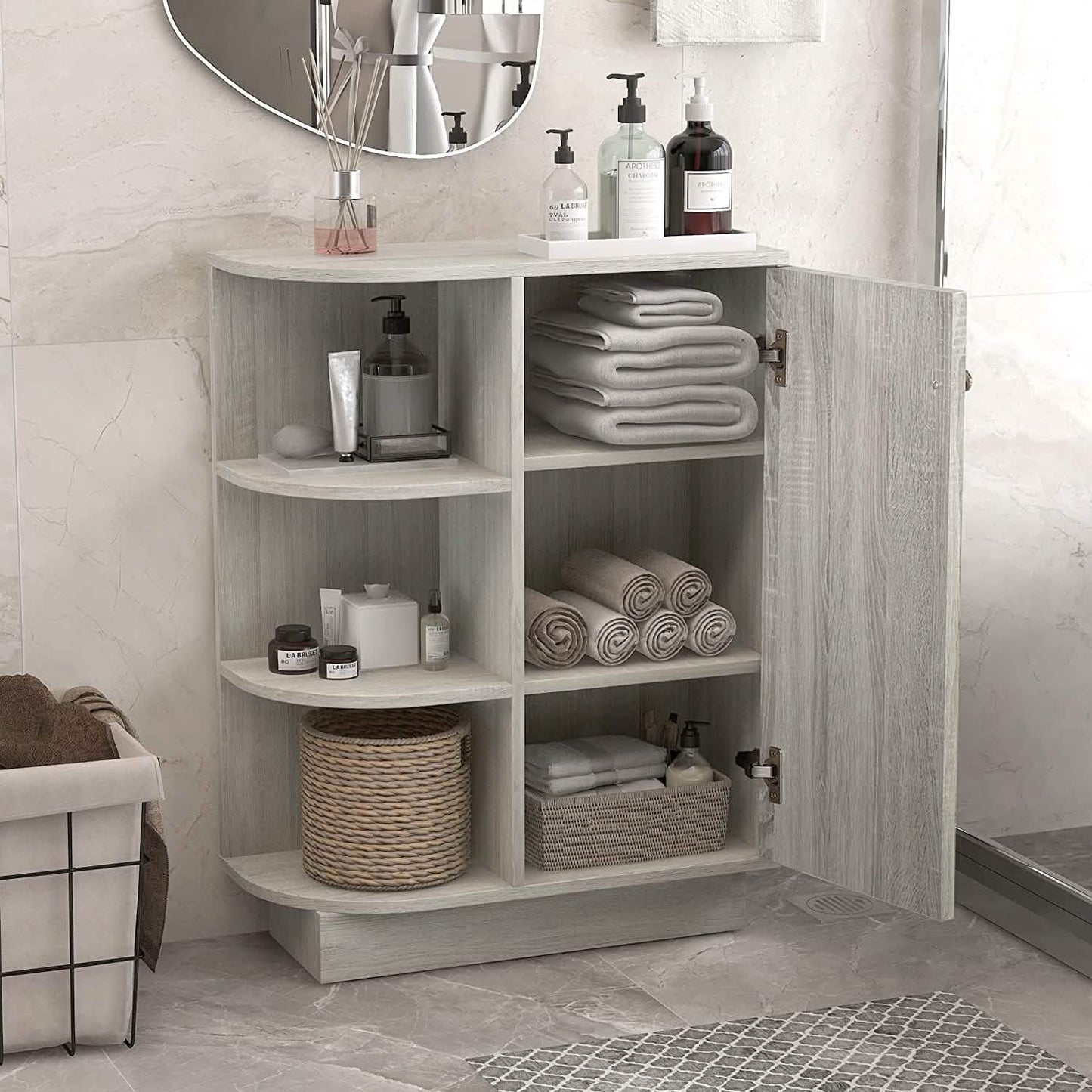 Freistehender Badezimmerschrank
