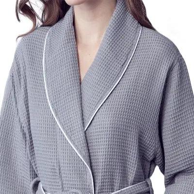Damen-Waffelpiqué-Bademantel – Leichter Komfort im Spa-Stil