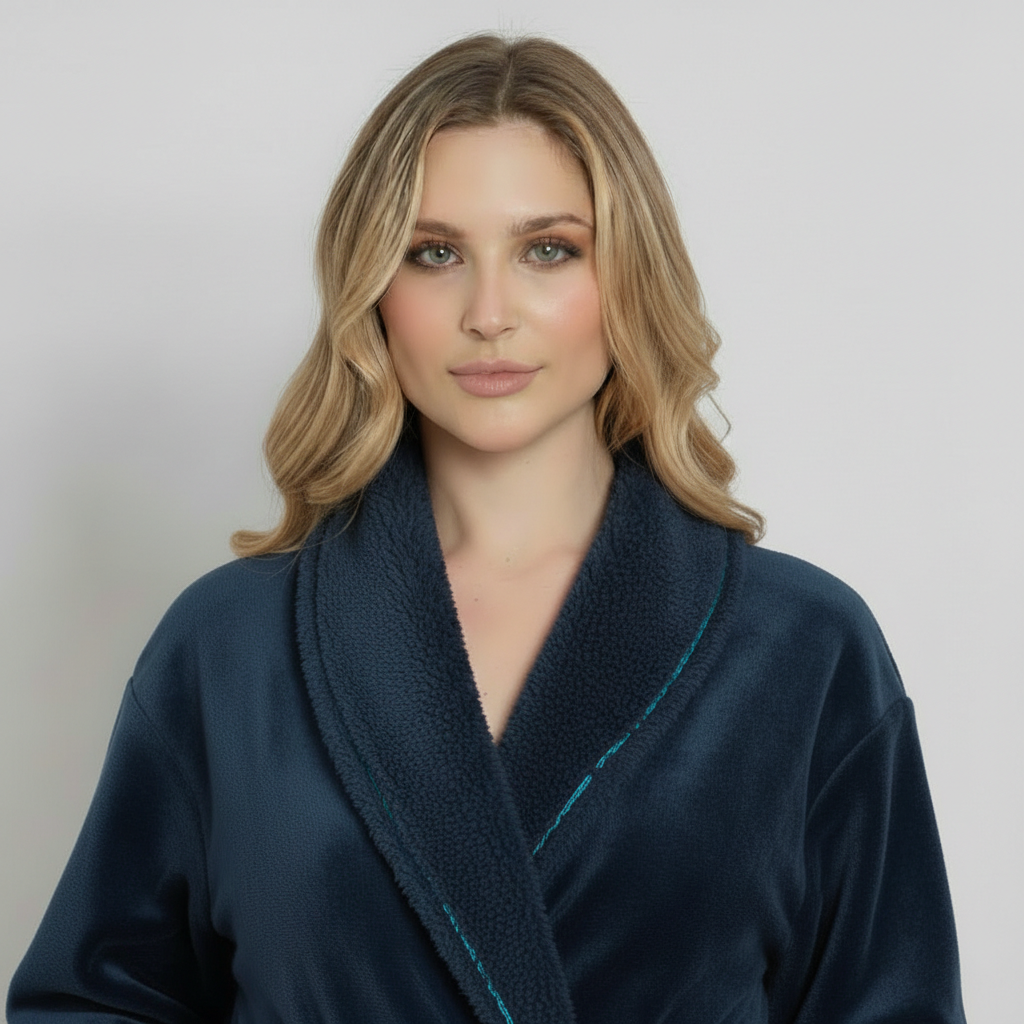 Superweicher Plüschbademantel für Damen