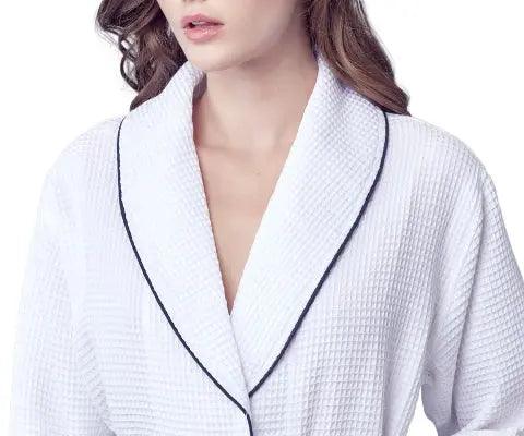 Damen-Waffelpiqué-Bademantel – Leichter Komfort im Spa-Stil