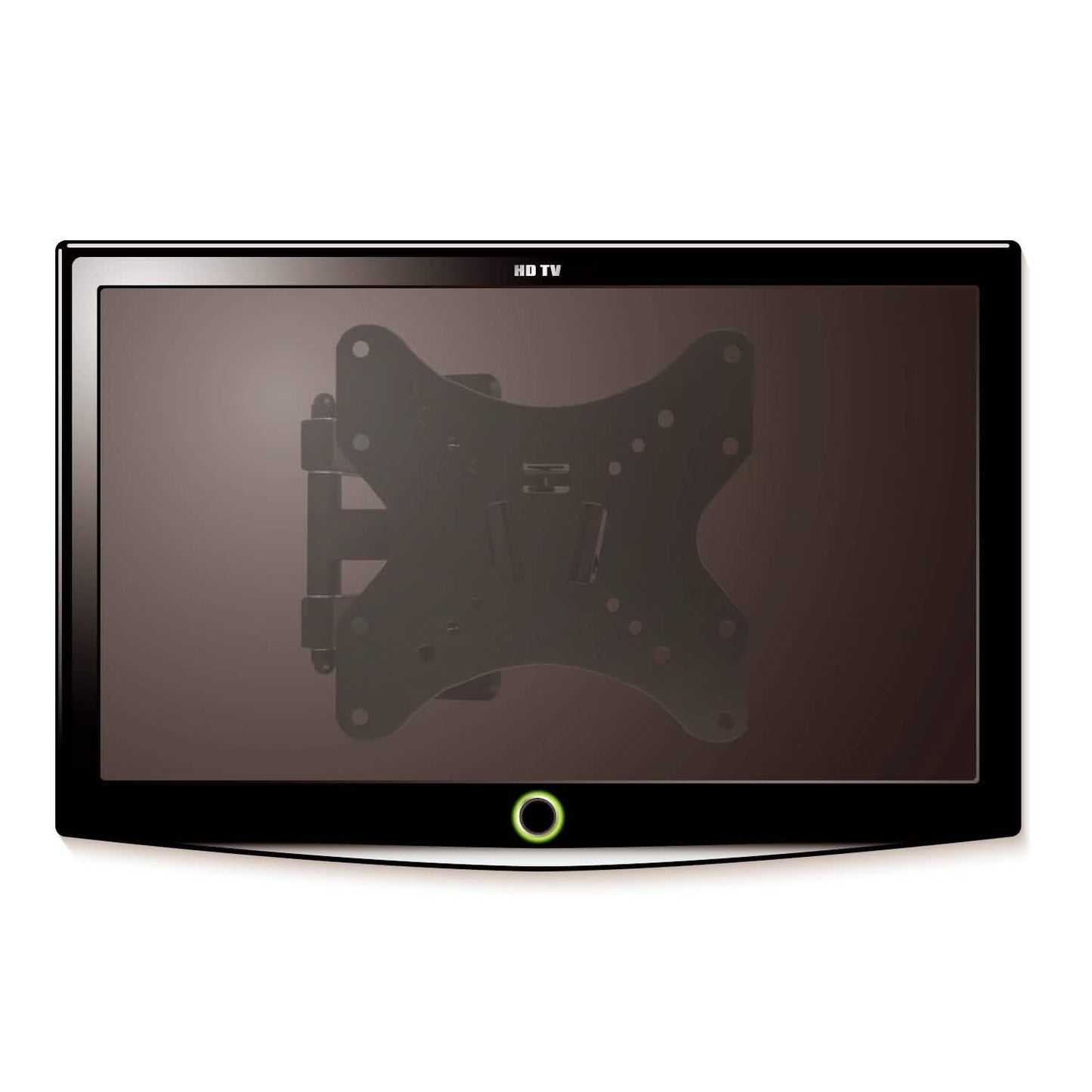 Vollbewegliche TV-Wandhalterung für 23"-55" Fernseher