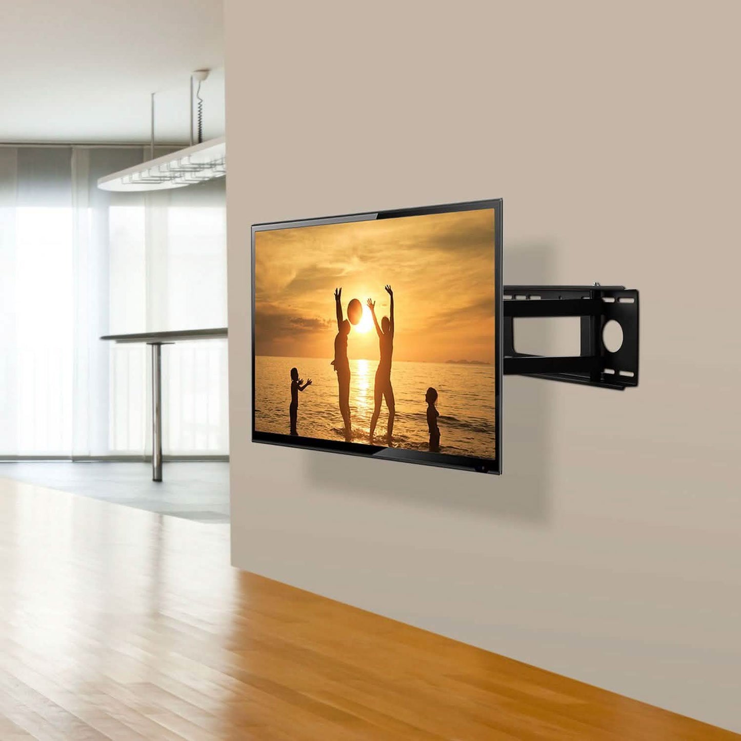 Vollbewegliche TV-Wandhalterung für 37"-70" Fernseher