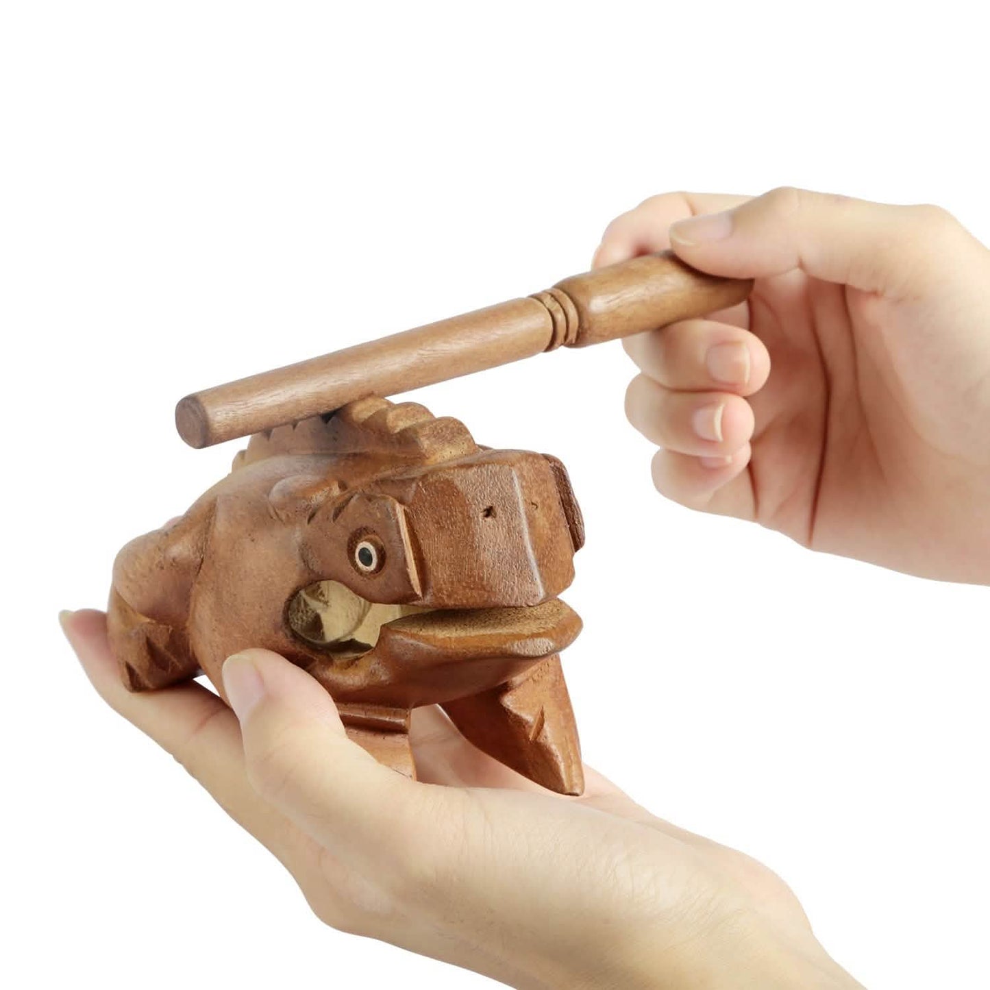 Lustiges Holzfrosch-Perkussionsinstrument