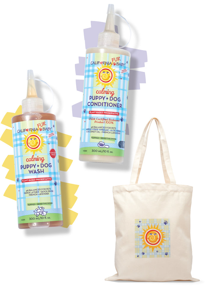 Calming™ Welpen- + Hunde-Wasch- und Pflegeset