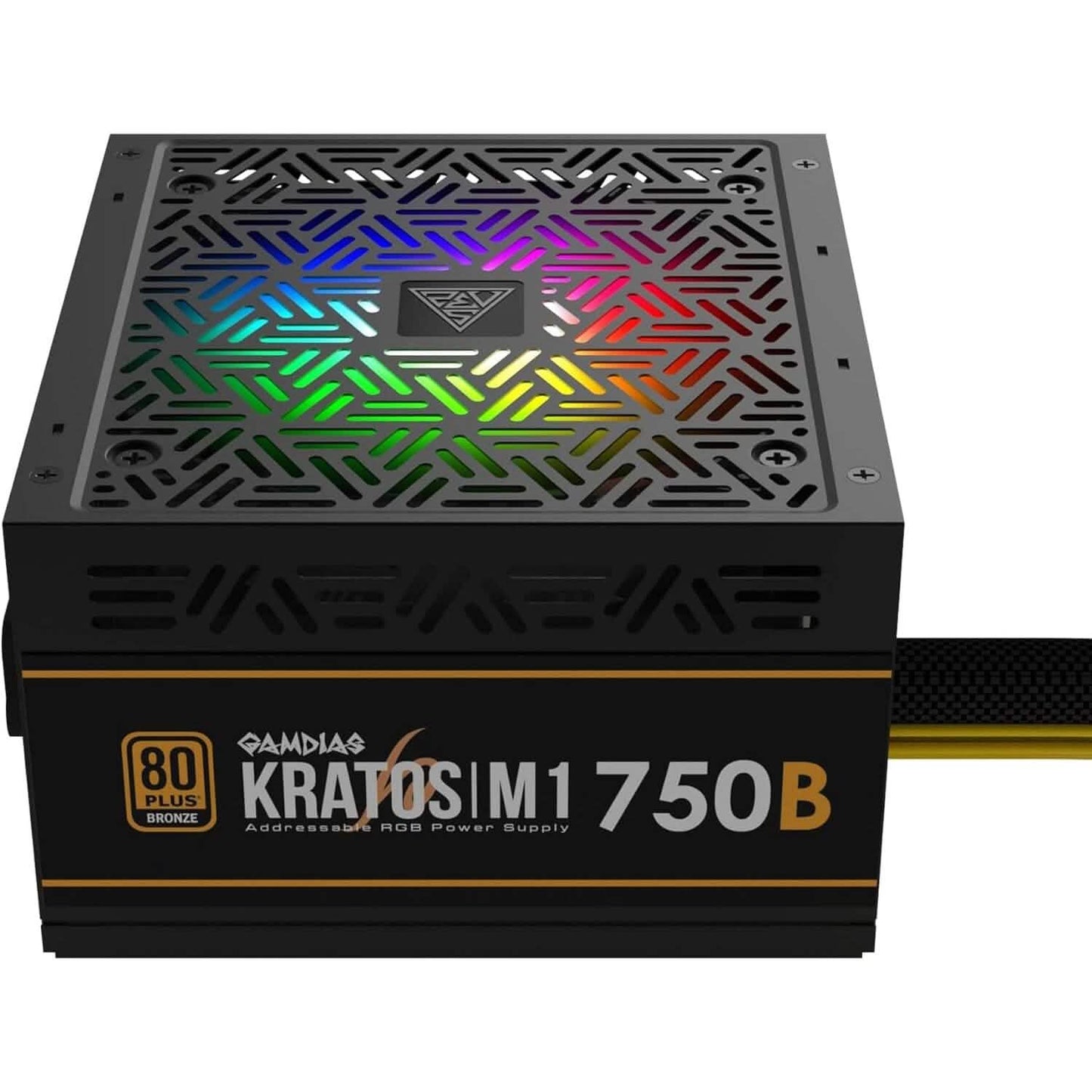 GAMDIAS RGB Gaming PC Netzteil 750W 750 Watt PSU Kratos M1-750B (Generalüberholt)