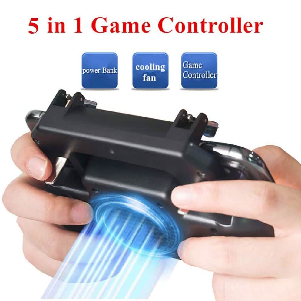Gaming-Griff mit tragbarer Ladehülle und Kühlventilator