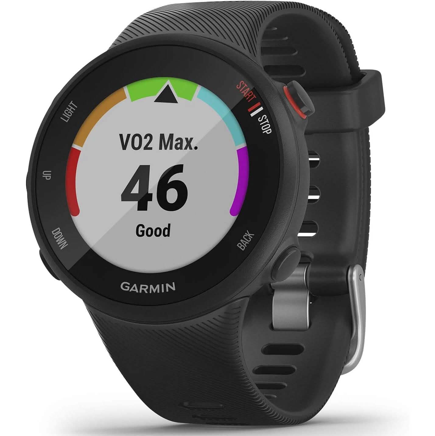 Garmin Forerunner 45S, 39mm Benutzerfreundliche GPS-Laufuhr mit Coach-Gratis-Trainingsplan-Unterstützung (Generalüberholt)