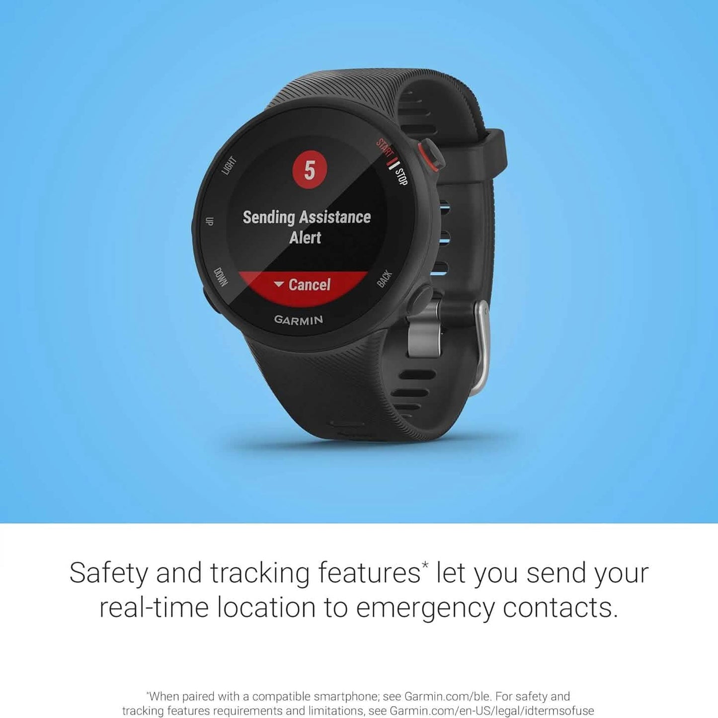 Garmin Forerunner 45S, 39mm Benutzerfreundliche GPS-Laufuhr mit Coach-Gratis-Trainingsplan-Unterstützung (Generalüberholt)