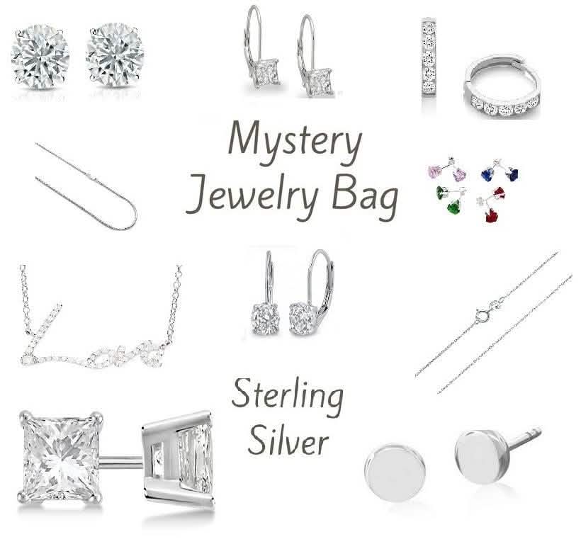 Geheimnisbeutel mit echtem 925er Sterlingsilberschmuck