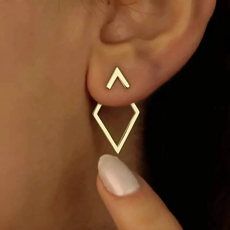 Geometrische Ohrstecker