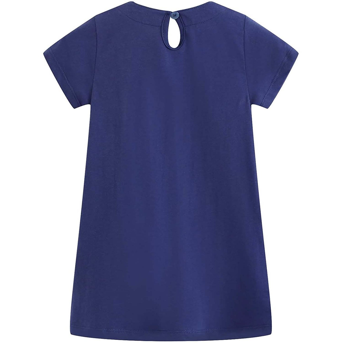 Mädchen Baumwolle Freizeit Jerseykleider