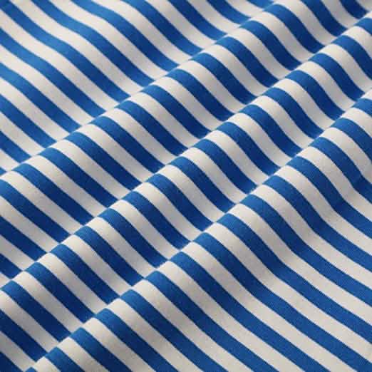 Mädchen-Freizeitkleid aus gestreiftem Baumwolljersey