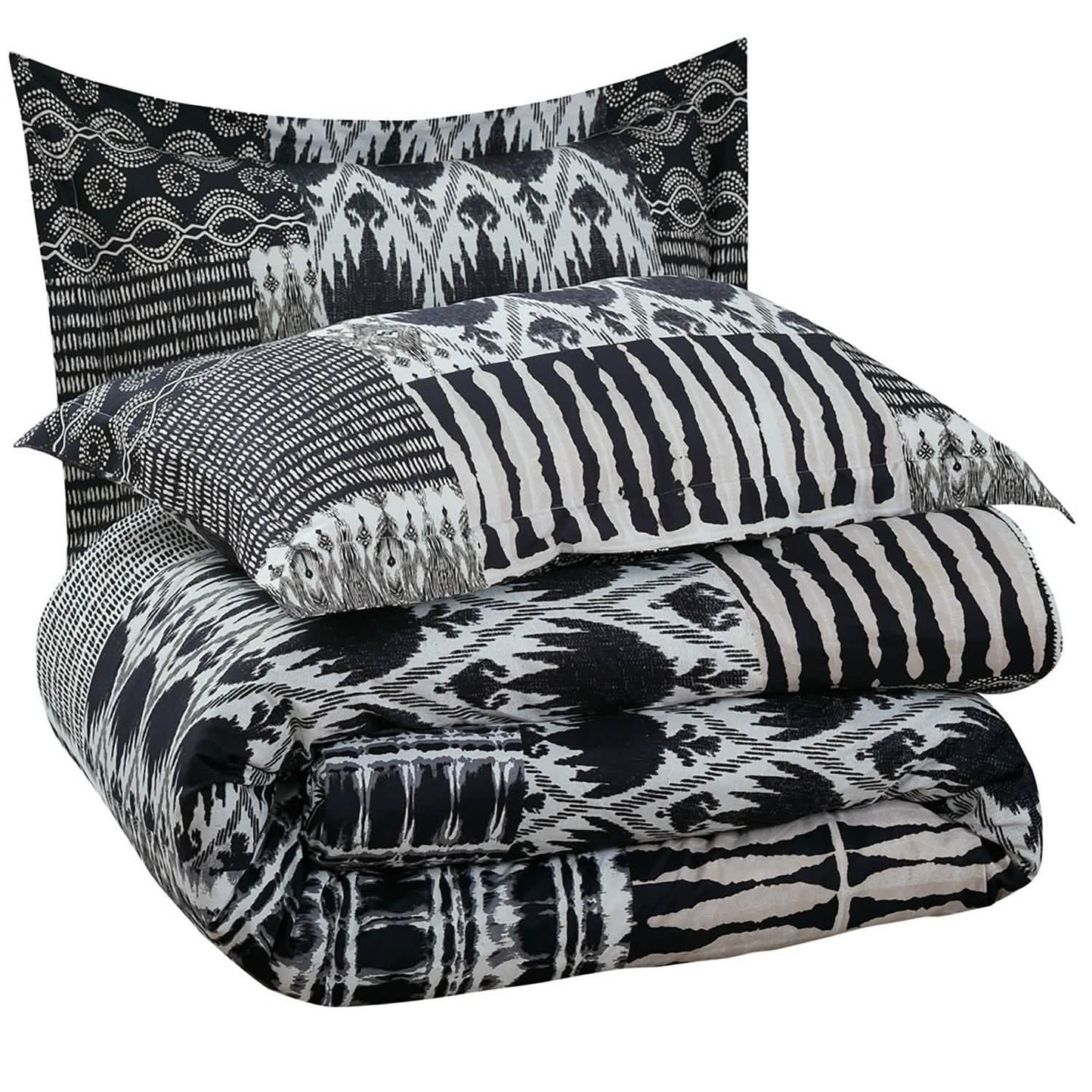 3-teilig: Global Ultra-Soft Capetown Bettwäsche-Set