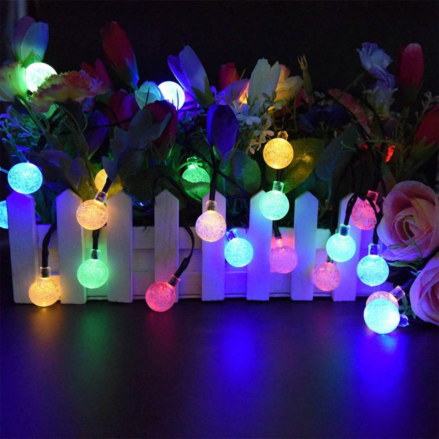 Globe Lichterkette Solar 30 Kugeln