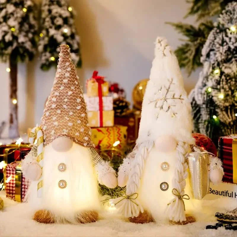 Leuchtende Santa-Rudolph-Puppe